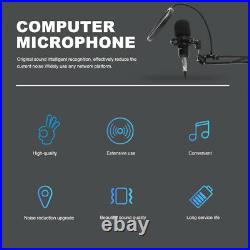 1 Set Mic with Sound Card Wired Microphone for Conference Live