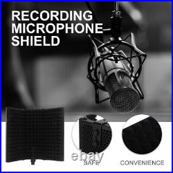 2 pcs Microphone Sound Shield Microphone Folding Panel Mic Sound Shield