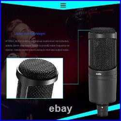 2XAudio AT2020 Cardioid Condenser Microphone 20-20000Hz Three Pin XLRM Male Mic