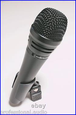 2x Audio-Technica M8000 Dynamic Vocal Microphones, 2x 20' Mic Cables, Case
