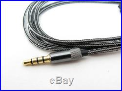 3.5mm 5N OFC Cable With Mic For Audio-technica ATH-IM50 IM70 IM01 IM02 IM03 IM04