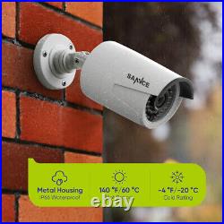 3MP SANNCE CCTV System Audio Mic POE IP Camera 8CH 8MP NVR Smart Human Detection