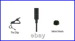 4pcs Pro Lapel Mic for Audio Technica Wireless Microphone Lavalier Tie Clip ATW