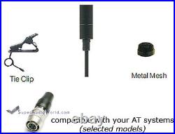 4pcs Pro Lapel Mic for Audio Technica Wireless Microphone Lavalier Tie Clip ATW