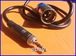 5 x Lavalier Microphones For Radio Mic Kits & With Audio Out XLR Cables
