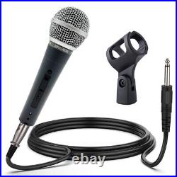 5Core 12Pieces Microphone Neodymium Dynamic Mic XLR Audio Vocal Cardioid Karaoke