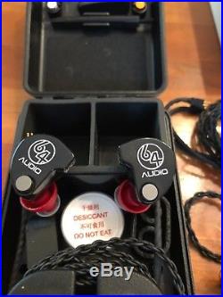 64 audio U8 APEX Universal-fit 8 Driver In ear monitors with M15, M20 and Carrots