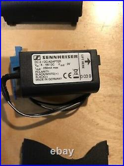 6x SENNHEISER DC2 Battery eliminators With Extron 12 Volt PSU For Radio Mics
