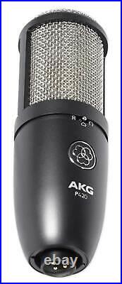 AKG P420 Studio Condenser Recording Podcasting Microphone Dual Capsule Mic+Mixer