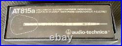 AUDIO TECHNICA AT-815a CONDENSER LINE+GRADIENT-MIC. Exc Cond. Withclip & Case