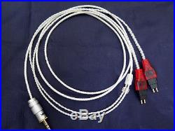 AUDIO123 DIY Hifi Silver upgrade Cable for HD580 HD600 HD650 Headphone Headset