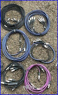 Audio Cable (JOB-LOT) Hi Quality Audio Cables Looms, Patch leads, Mic Leads. Etc