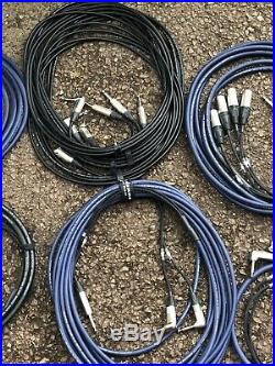 Audio Cable (JOB-LOT) Hi Quality Audio Cables Looms, Patch leads, Mic Leads. Etc