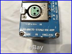 Audio Developments AD066(11) Portable Stereo Mic Amp (Microphone Preamp)
