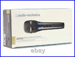 Audio Technica AE5400 Handheld Vocal Condenser Microphone Mic withHPF & 10dB Pad