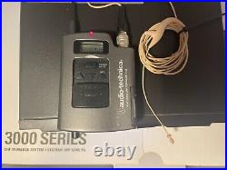 Audio-Technica AEW-R4100 (655-680MHz) +AEW-T1000 UHF Transmitter and Earset Mic