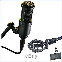 Audio Technica AT2020 Cardioid Condenser Microphon + AT8458 Mic Shock Mount Kit