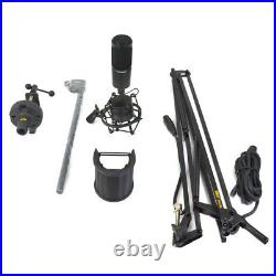Audio-Technica AT2020 Condensor Mic with Adjustable Boom and Pop Filter