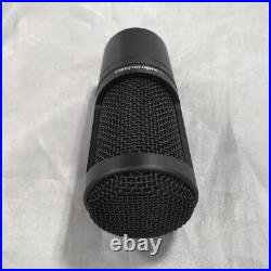 Audio-Technica AT2020 Good condition, Black, Smoothly cleaned, Affordable Mic
