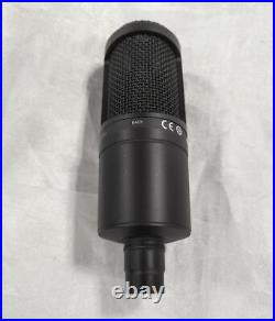 Audio-Technica AT2020 Good condition, Black, Smoothly cleaned, Affordable Mic