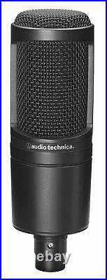 Audio Technica AT2020PK Studio Mic Recording Package-Microphone+Headphones+Boom