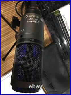 Audio Technica AT2020USB+ Cardioid Condenser Studio Microphone USB Mic Plus