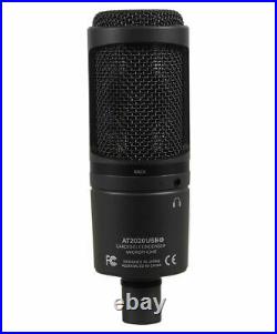 Audio Technica AT2020USB+ PLUS USB Podcast Recording Microphone Mic+Pop filter