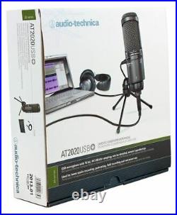 Audio Technica AT2020USB+ PLUS USB Recording Mic withHeadphone Output +Mix Control