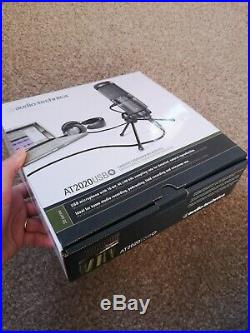 Audio-Technica AT2020USB+ USB Condenser Mic Used with all packaging