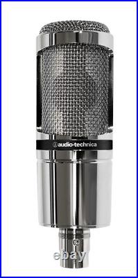 Audio-Technica AT2020V Cardioid Condenser Studio XLR Mic -Silver FREE SHIPPING