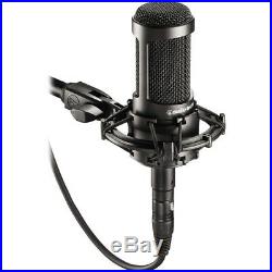 Audio-Technica AT2035 Cardioid Condenser Mic withAxcessAble Pop Filter, Cable&Stand