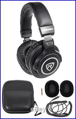 Audio Technica AT2035 Cardioid Condenser Studio Microphone/Mic+Case+Headphones