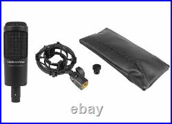 Audio Technica AT2035 Cardioid Condenser Studio Microphone/Mic+Case+XLR Cable