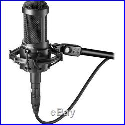 Audio-Technica AT2035 Cardioid Mic withIsolation Shield Stand, Cable & Polish Cloth