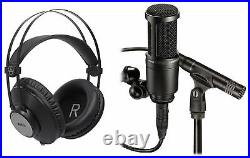 Audio Technica AT2041SP AT2020+AT2021 Studio Microphones Mics+AKG Headphones