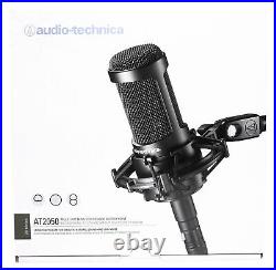 Audio Technica AT2050 Side-Address Studio Condenser Recording Microphone Mic