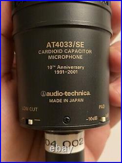 Audio-Technica AT4033/SE Special Edition 10th Anniversary Large Diaphragm Mic AT