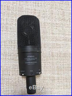 Audio Technica AT4040 Condenser Vocal Studio Recording Mic with 