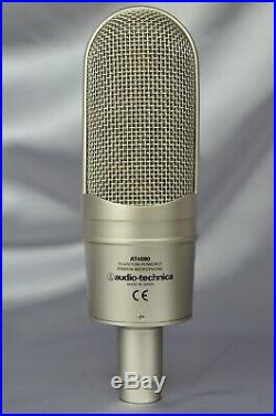Audio Technica AT4080 Bidirectional Active Ribbon Microphone Mic & Case