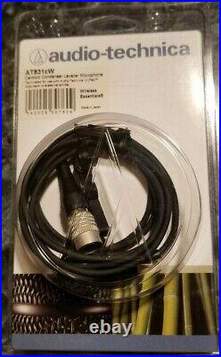 Audio-Technica AT831cW Lavalier Cardioid Microphone AT-821 CW Mic