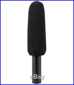 Audio Technica AT875R Short Shotgun Condenser Microphone with Line+Mic Stand