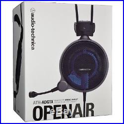 Audio-Technica ATH-ADG1X OPEN AIR High-Fidelity Stereo Gaming Headset Black Blue