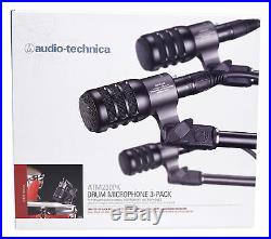 Audio Technica ATM230PK (3) Dynamic Instrument Drum Microphones+AKG Pencil Mic