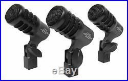 Audio Technica ATM230PK Dynamic Instrument Microphones Drum Mics+AKG Kick Mic