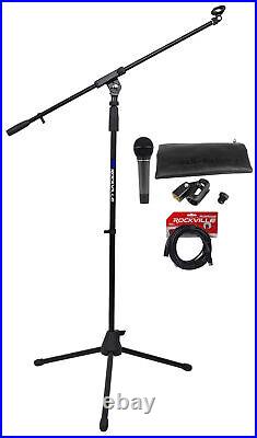 Audio Technica ATM510 Cardioid Dynamic Vocal Microphone Mic +Tripod Stand +XLR