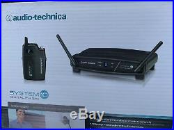 Audio-Technica ATW-1101/L System 10 Digital Wireless Lavalier Mic System, 2.4GHz