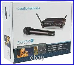 Audio Technica ATW-1102 System 10 Wireless Handheld Microphone+Mic+Headphones