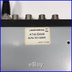 Audio Technica ATW-DA49 UHF Rack mount wireless Mic antenna Distro power supply