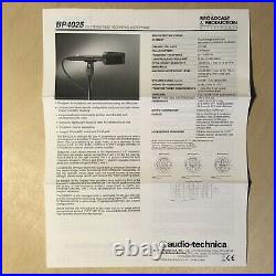 Audio-Technica BP4025 X/Y Stereo Field Recording Microphone AT Mic