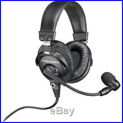 Audio-Technica BPHS1-XF4 Communications Headset for Intercoms with Cardioid Mic